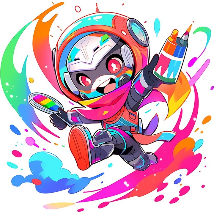 Sticker decorativ Baiat Supererou, Multicolor, 61 cm, 1311STK-8