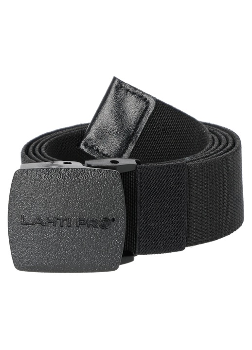 Curea elastica cu catarama din plastic, 120 cm/ neagra