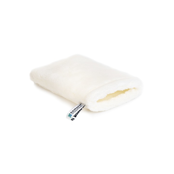 Manusa pentru curatarea si dezinfectarea suprafetelor, Raypath, microfibra, alba