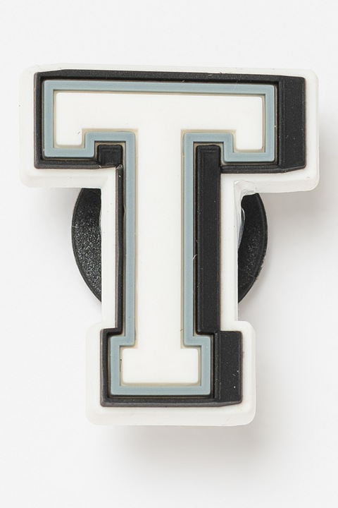 Crocs, Аксесоар тип емблема за крокс Jibbitz, Черен, Сив, Бял