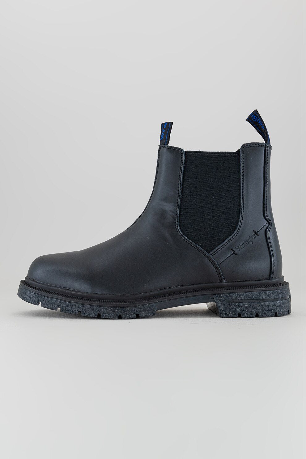 Wrangler, Ghete Chelsea de piele, Negru, 44 - eMAG.ro