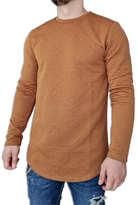 Bluza de barbati, skinny fit long, Maro