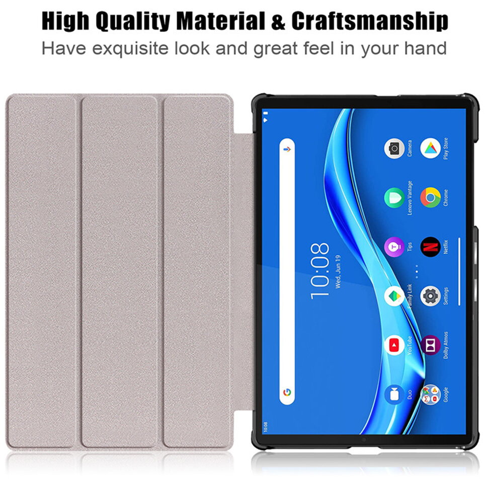 Husa pentru Lenovo Tab M10 Plus Gen 3 (TB-125F/TB-128F) - Techsuit FoldPro - Rosu