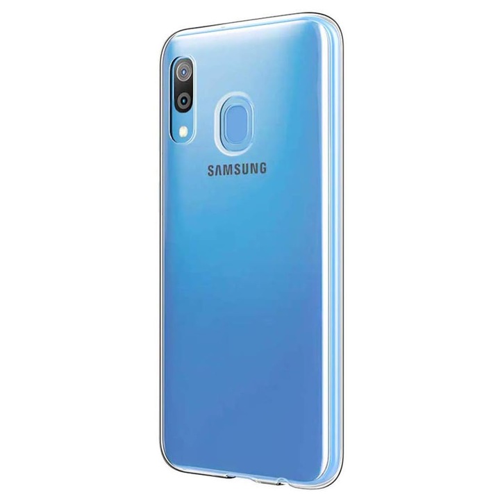 Husa protectie telefon Martech pentru Samsung Galaxy A40, Transparent, TPU