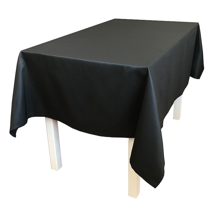 Fata de masa, FullBox, Bumbac/Poliester, 260 g/m2, 100 x 100 cm, Negru