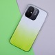Telefontok Xiaomi Redmi 12C - Gradient - átlátszó/zöld átmenetes szilikon tok