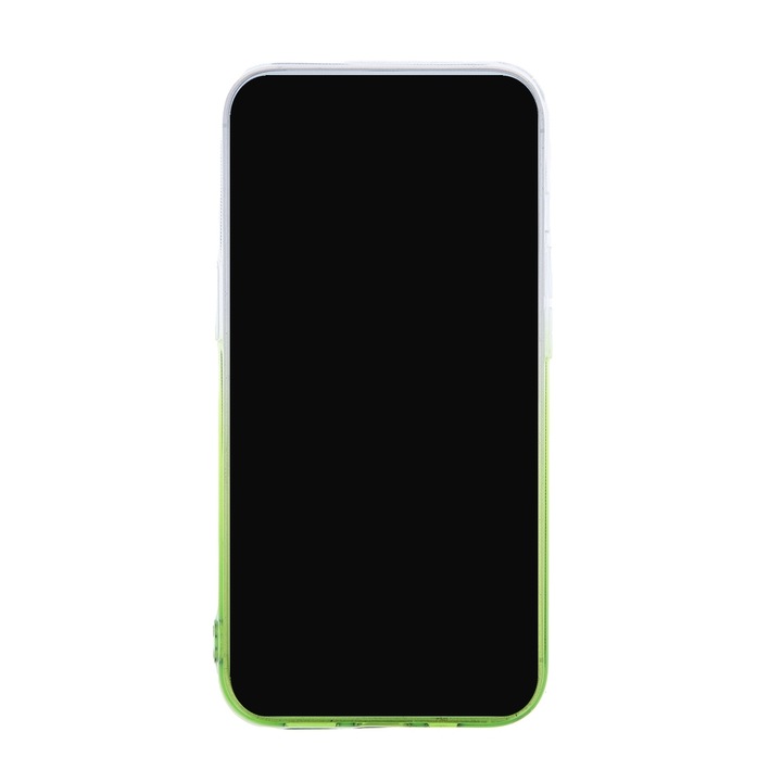 Telefontok Xiaomi Redmi 12C - Gradient - átlátszó/zöld átmenetes szilikon tok