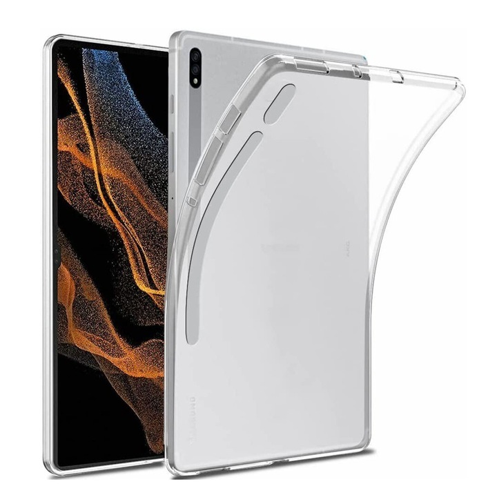 Samsung Galaxy Tab S7 11,0" Tablettok (SM-T870, SM-T875) - áttetsző szilikon tablet tok