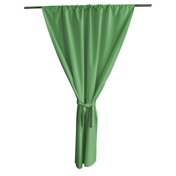 Perdea de gradina, FullBox, Poliester, 155x160 cm, Verde deschis