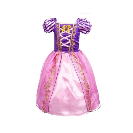 Rochie printesa Rapunzel, Mov/roz, 5-6 ani, 120 cm - eMAG.ro