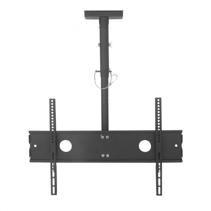 Таванна стойка за TV SBOX CPLB-102M, 40”-65”, Черен