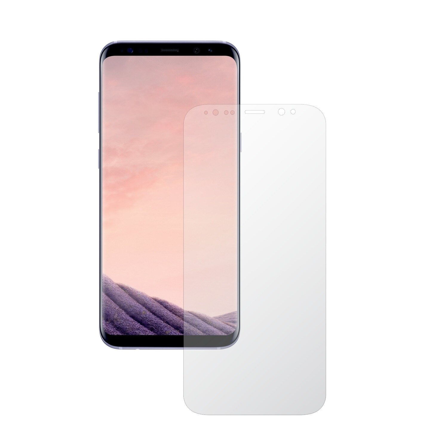 Folie Protectie Ecran, Acoperire Totala, Adeziva si Foarte Flexibila, Invisible Skinz Ultra-Clear AutoRegeneranta pentru Samsung Galaxy S8+ Plus