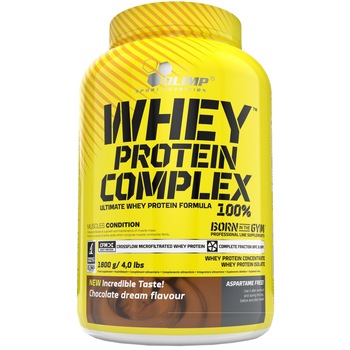 Proteine din zer, pudra proteica, Olimp Sport Nutrition Whey Protein Complex 100%, Ciocolata, 1.8kg Proteine din zer, pudra proteica, Olimp Sport Nutrition Whey Protein Complex 100%, Ciocolata, 1.8kg