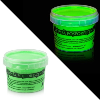 Vopsea glow in the dark, ProCart, fosforescenta care lumineaza verde, 100 ml Vopsea glow in the dark, ProCart, fosforescenta care lumineaza verde, 100 ml