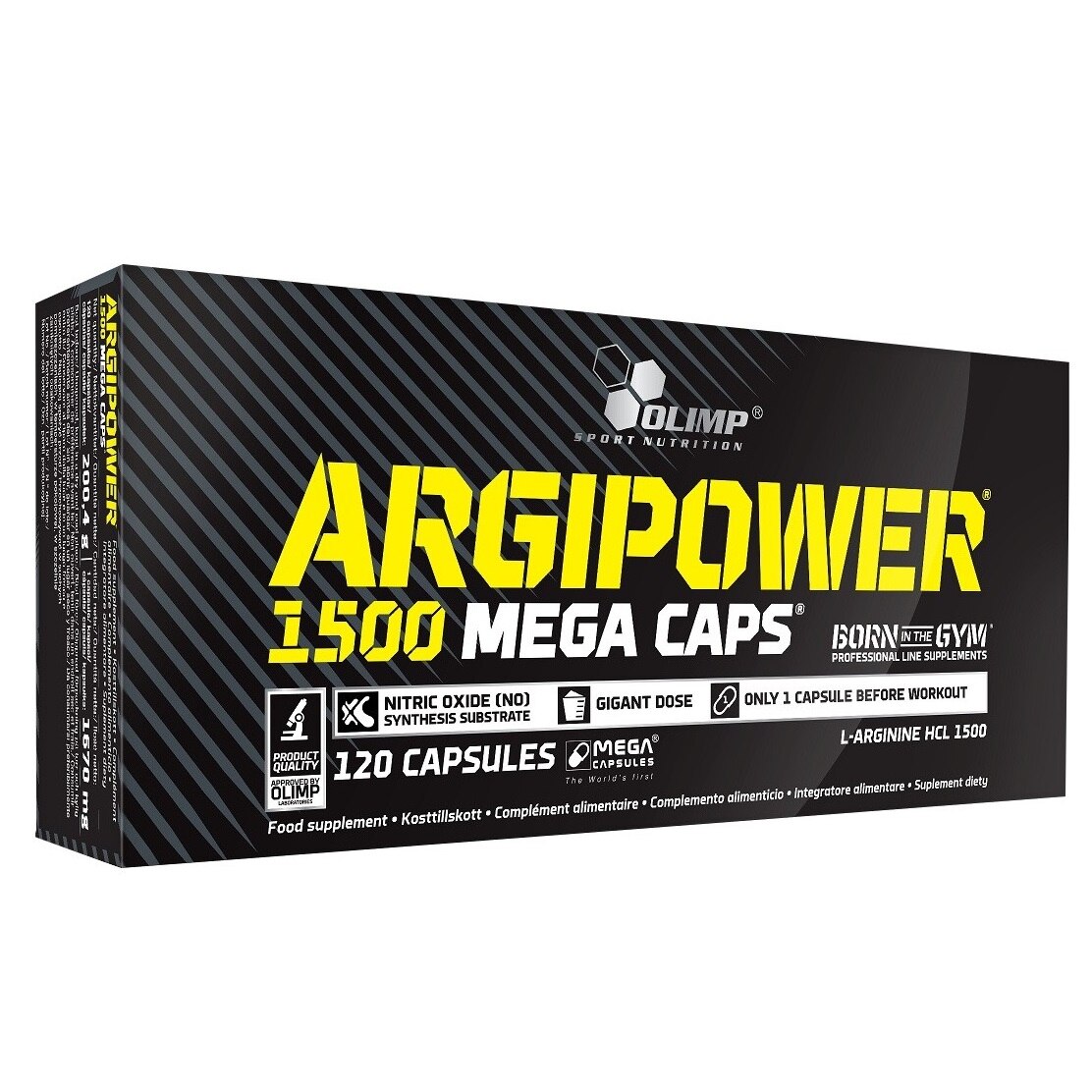 Arginina Olimp Sport Nutrition ARGI Power Mega Caps, 120 capsule