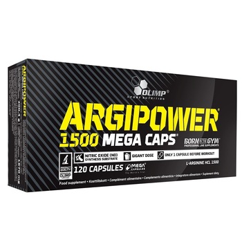 Arginina Olimp Sport Nutrition ARGI Power Mega Caps, 120 capsule Arginina Olimp Sport Nutrition ARGI Power Mega Caps, 120 capsule