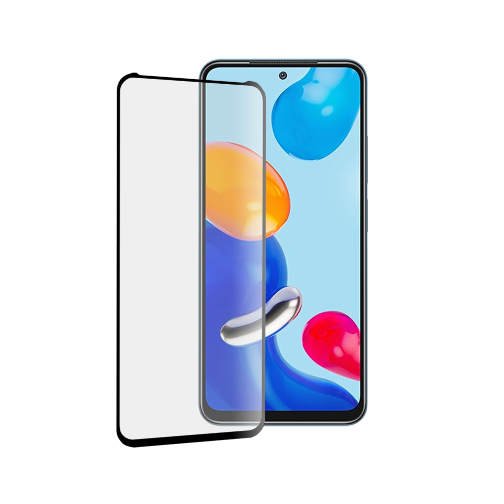 Folie pentru Xiaomi Redmi Note 11 / Note 11S / Poco M4 Pro 4G - Techsuit 111D Full Cover / Full Glue Glass - Black