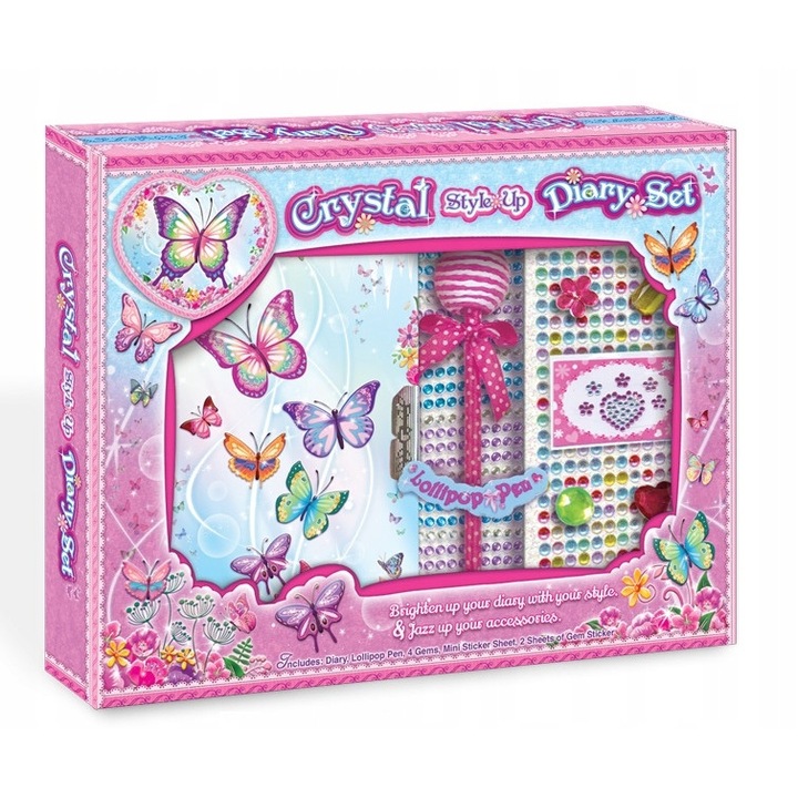 Set jurnal cu accesorii decorative, Pecoware, Varsta 6+