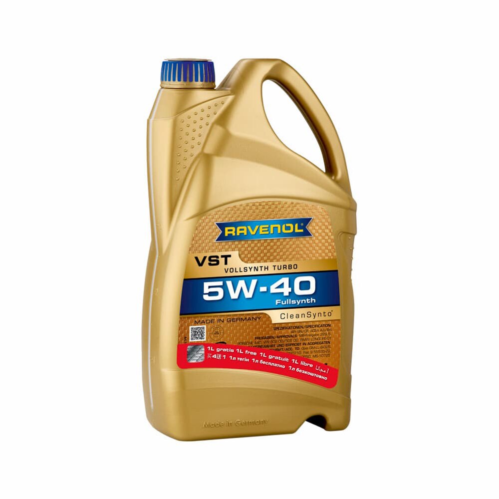Моторно масло, Промо, Ravenol, VollSynth Turbo VST, 5W-40, (4+1 гратис ...