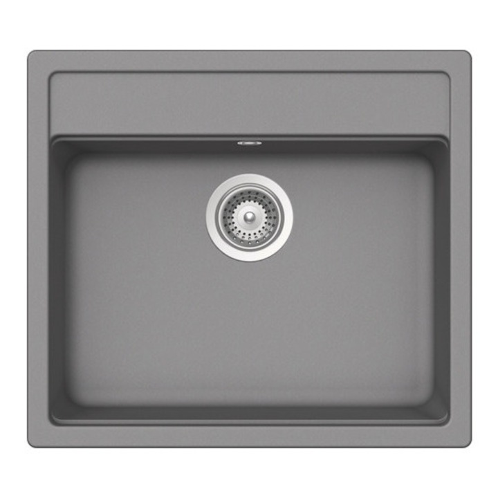 Chiuveta Bucatarie Centa Baten 60 57x51 Cm Gri Deschis