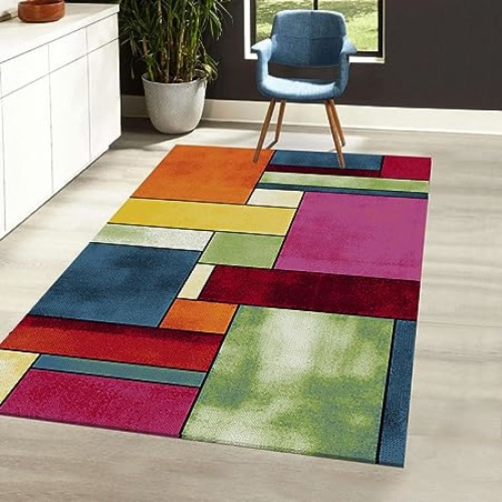 Covor patrat, modern, Un amour de tapis, 280x380 cm, Gri, Polipropilena