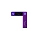 Ledger Nano X Crypto elektronikus pénztárca, virtuális pénznemekhez Bitcoin, Ethereum, Dash, ZCash és mások, Amethyst Purple