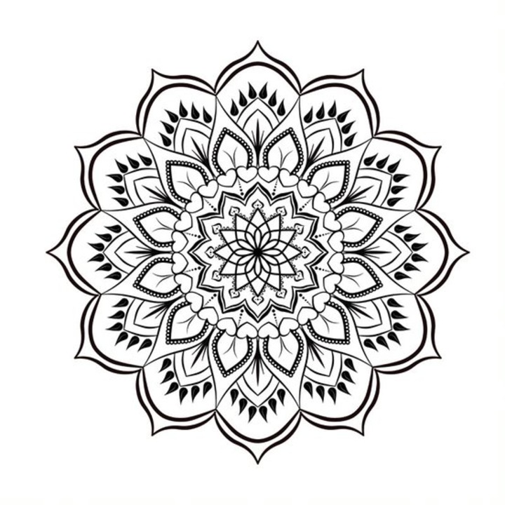 Картина Пакет мандала за пари, 30х30 cm