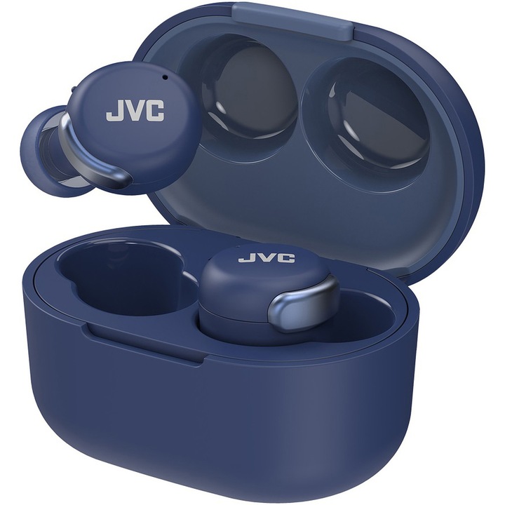 Casti True Wireless JVC HA-A30T-A-U, In Ear, Bluetooth, Microfon, Noise Canceling, Albastru