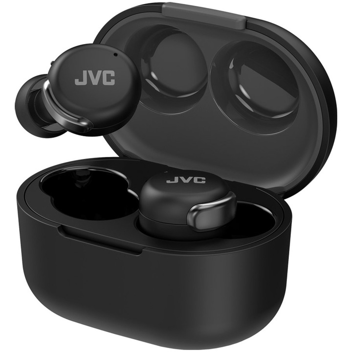 Casti True Wireless JVC HA-A30T-B-U, In Ear, Bluetooth, Microfon, Noise Canceling, Negru