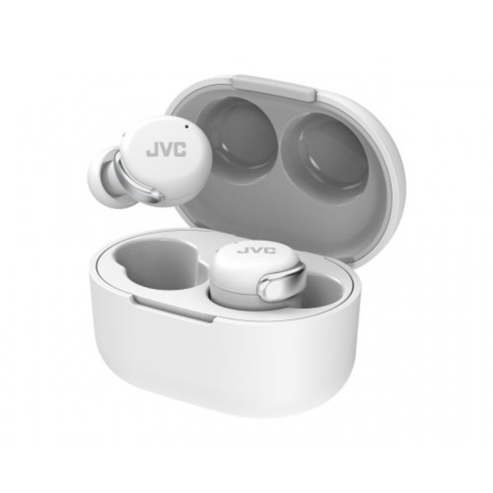 Casti True Wireless JVC HA-A30T-W-U, In Ear, Bluetooth, Microfon, Noise Canceling, Alb