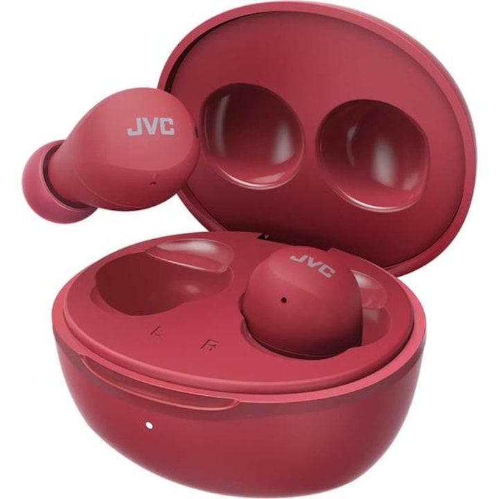 JVC HA-A6T-RU Gummy Mini fülhallgató, Bluetooth, True Wireless, Piros