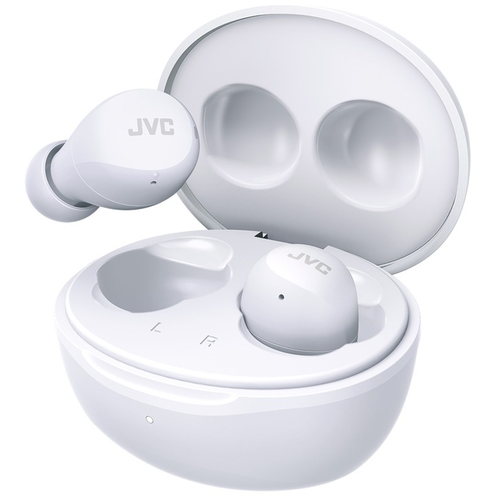 Аудио слушалки In-Ear JVC HA-A6T-W-U Gummy Mini, Bluetooth, True Wireless, Бял