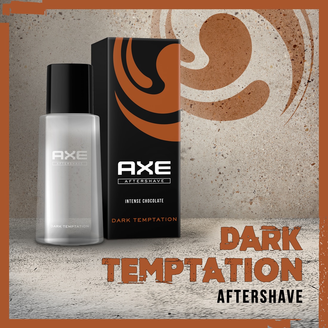 Axe Dark Temptation Apa de dupa barbierit 100 ml, parfum masculin