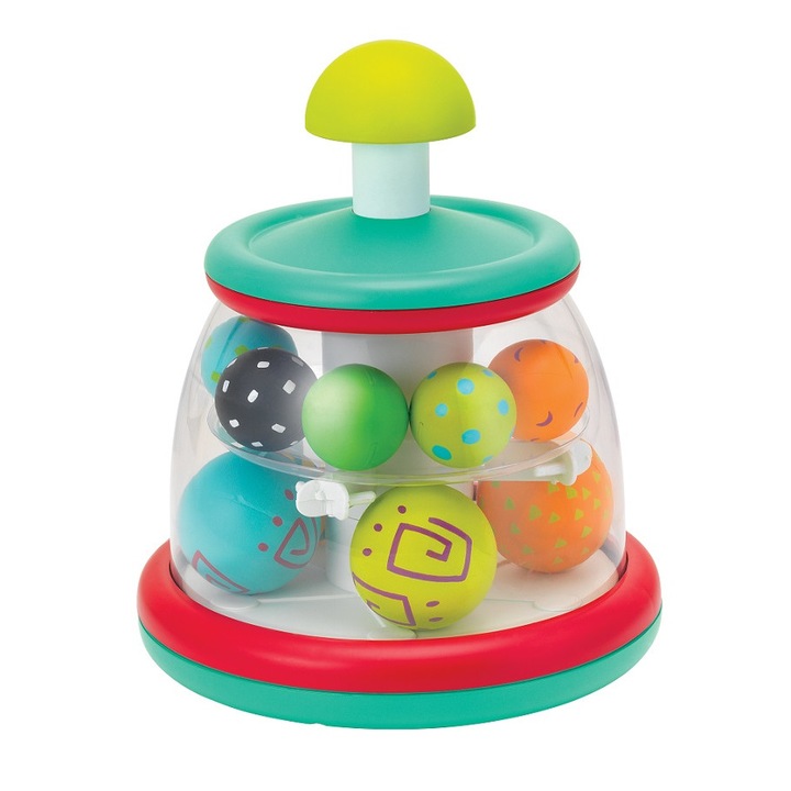 Pörgető játék labdákkal, B-KIDS, 6 m+ kor