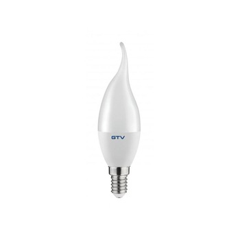 Bec LED lumanare ornamental GTV C37L E14 8W, 700lm, 160°, lumina calda 3000K Bec LED lumanare ornamental GTV C37L E14 8W, 700lm, 160°, lumina calda 3000K