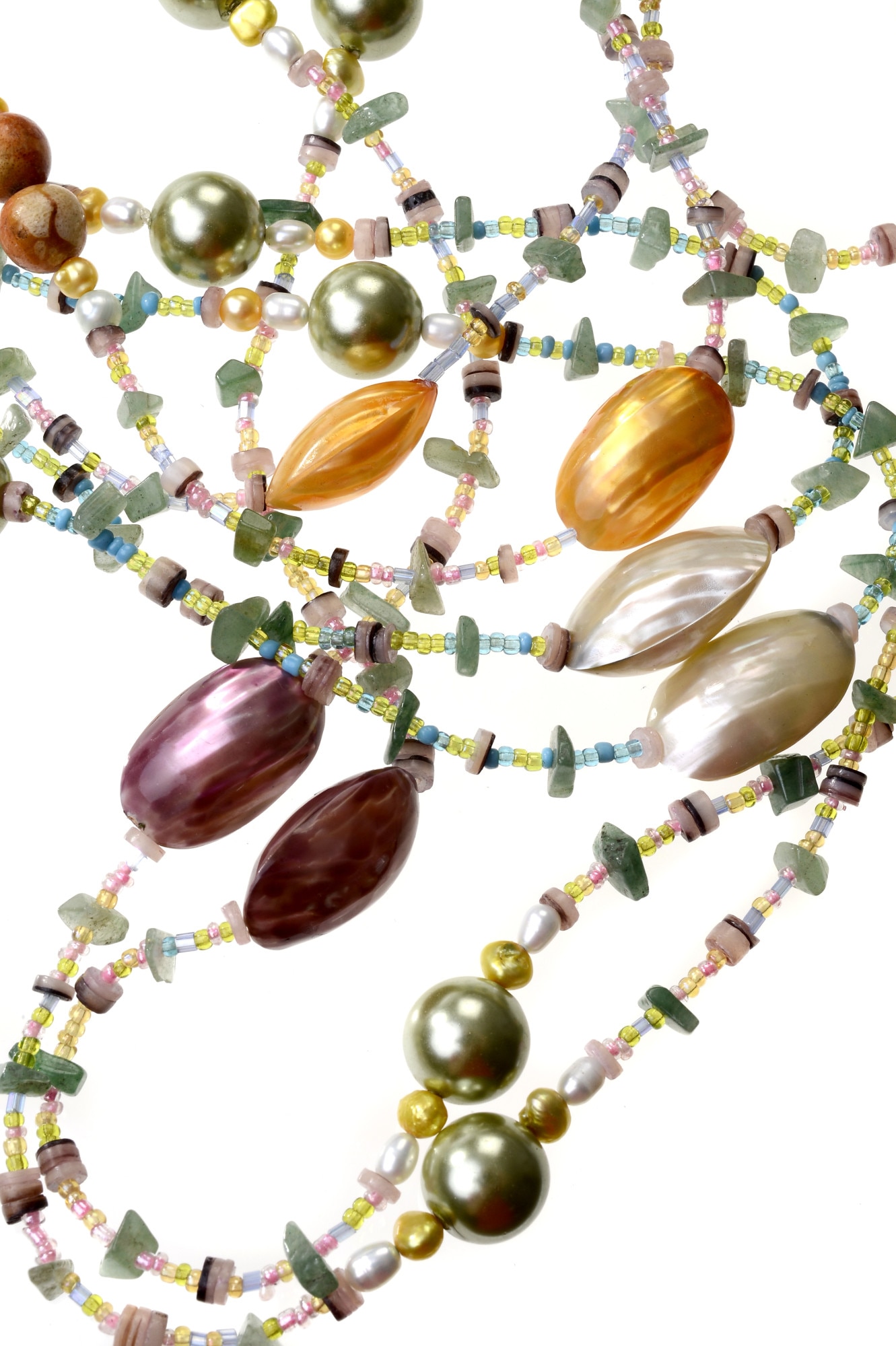 Set colier 3 bucati GM605, muticolor, 70 cm Gloria Maris eMAG.ro