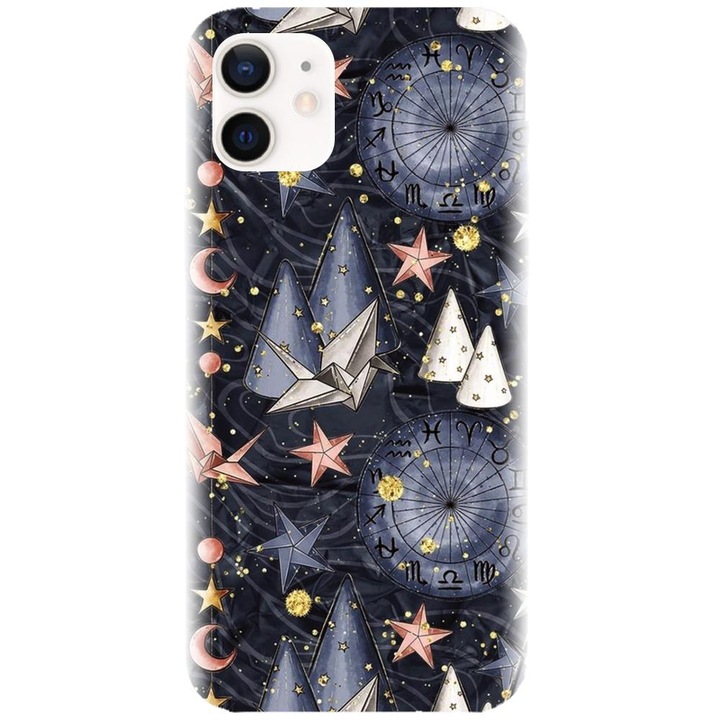Szilikon tok kompatibilis az Apple iPhone 12 Mini - Horoscope modellel