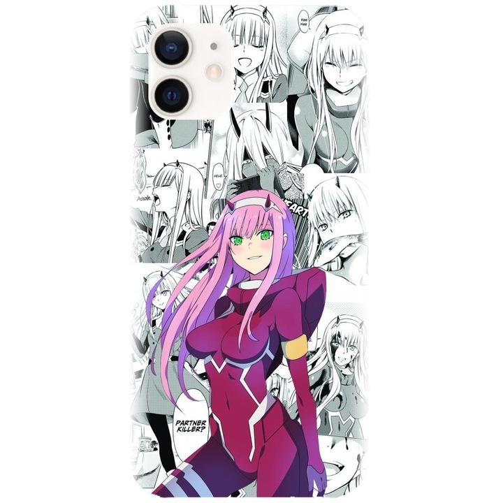 Apple iPhone 12 Mini - Anime Zero Two modellel kompatibilis szilikon tok