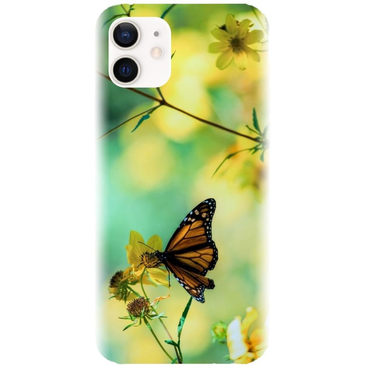 Apple iPhone 12-vel kompatibilis szilikon tok - Butterfly 001