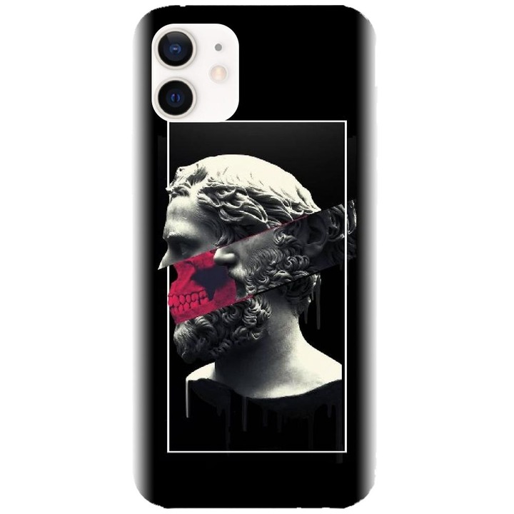Apple iPhone 12 - Smoking Sculpture modellel kompatibilis szilikon borítás