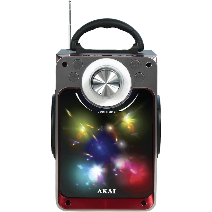 Boxa portabila AKAI CEU7300-BT, 6W, Bluetooth, Negru