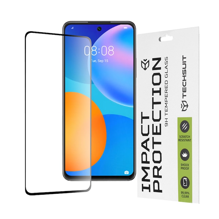 Husa Protectie Compatibila cu Huawei P smart 2021, Tim, Black