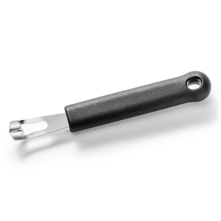 Cutit Decorare, Forgast, Inox/Plastic, 15.5 cm, Negru/Argintiu