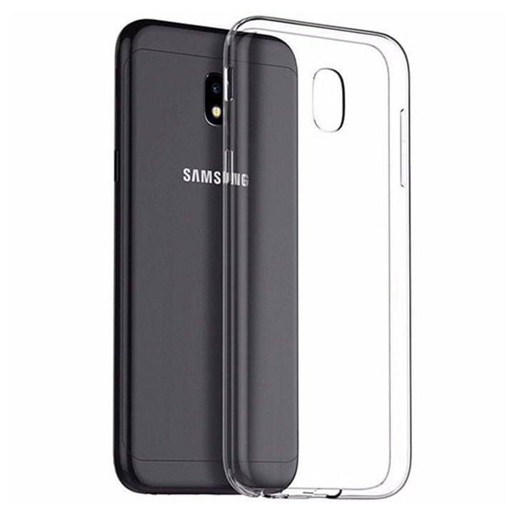 Прозрачен силиконов калъф за Samsung Galaxy J5, TPU, Slim Fit, ултра издръжлив, гъвкав, кристално чист, технология за оптимална защита, прозрачен