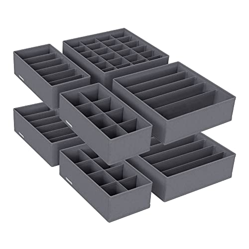 Set 8 organizatoare sertare SONGMICS, pentru lenjerie de corp