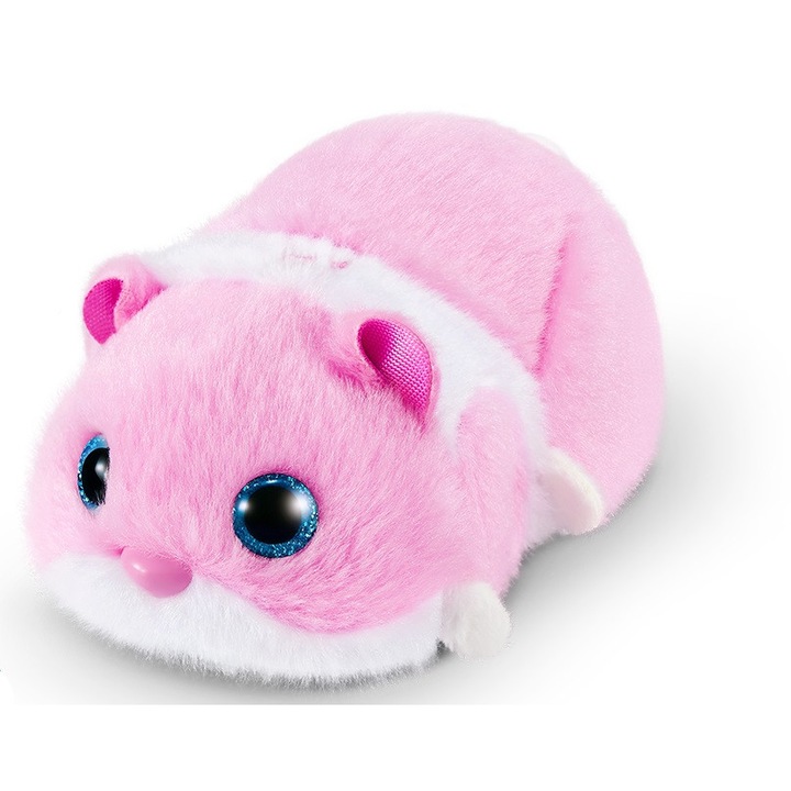Plüss játék Hamster Mania rózsaszín Interactive Pets Alive S1