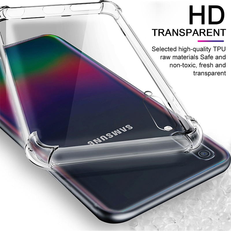 Husa Pentru Samsung Galaxy A70 / 70s Anti-Shock, Ultra Slim, Clear, BzStore