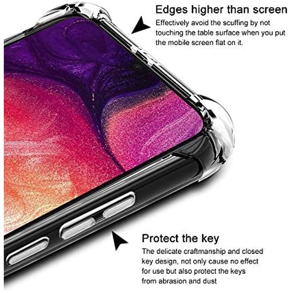 Husa Pentru Samsung Galaxy A70 / 70s Anti-Shock, Ultra Slim, Clear, BzStore