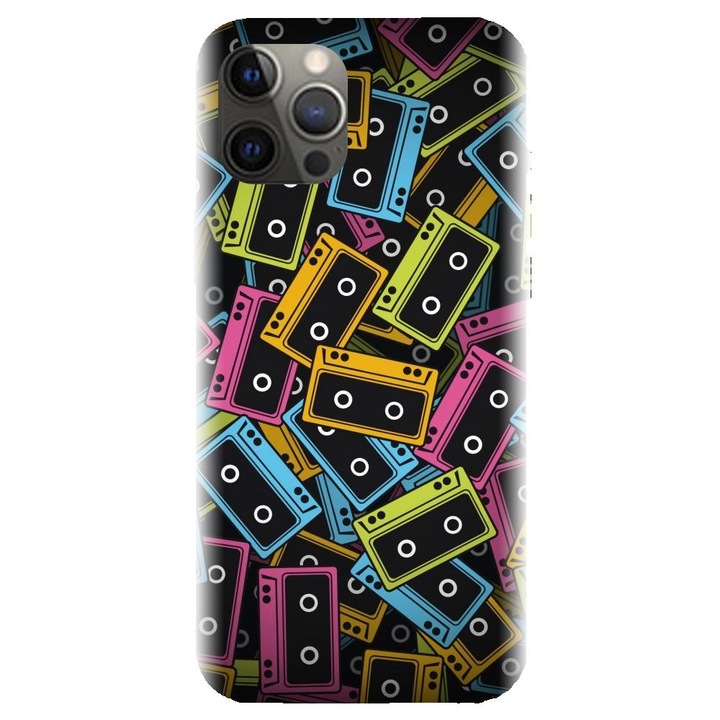 Szilikon tok kompatibilis az Apple iPhone 13 Pro - Audio Cassette modellel