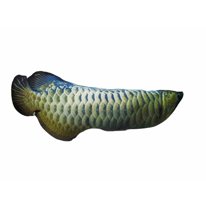 Peste de jucarie, Plus, 29 cm, Albastru/Verde